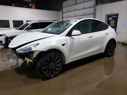 Tesla Model y Vehiculos salvage en venta: 2022 Tesla Model Y