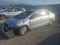 Honda salvage cars for sale: 2010 Honda Civic Hybrid