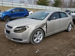 Salvage cars for sale from Copart Davison, MI: 2012 Chevrolet Malibu LS