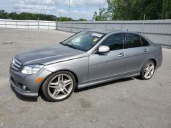 Vehiculos salvage en venta de Copart Dunn, NC: 2009 Mercedes-Benz C300