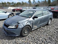 Salvage cars for sale from Copart Windham, ME: 2016 Volkswagen Jetta S