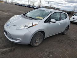 Vehiculos salvage en venta de Copart Montreal Est, QC: 2016 Nissan Leaf S