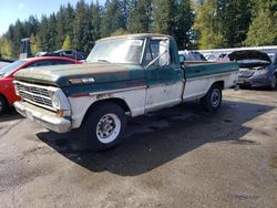 Salvage cars for sale from Copart Arlington, WA: 1968 Ford PU