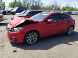 Mazda salvage cars for sale: 2015 Mazda 3 Grand Touring