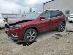 Jeep salvage cars for sale: 2020 Jeep Cherokee Limited