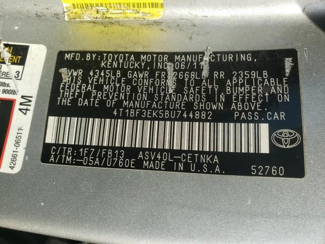 2011 Toyota Camry Base