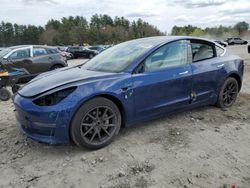 Salvage cars for sale from Copart Mendon, MA: 2019 Tesla Model 3
