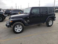 Jeep salvage cars for sale: 2014 Jeep Wrangler Unlimited Sport