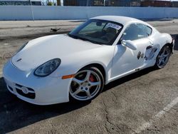 Porsche Cayman salvage cars for sale: 2006 Porsche Cayman S