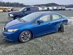 Honda Civic salvage cars for sale: 2013 Honda Civic LX