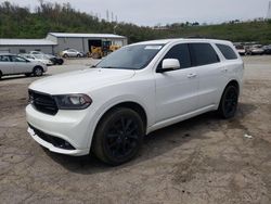 Salvage cars for sale from Copart West Mifflin, PA: 2017 Dodge Durango GT