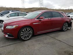 Lincoln Continental salvage cars for sale: 2017 Lincoln Continental Reserve