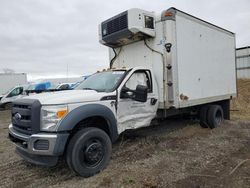 Salvage cars for sale from Copart Davison, MI: 2016 Ford F550 Super Duty