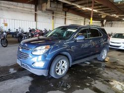 Chevrolet salvage cars for sale: 2017 Chevrolet Equinox LT