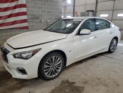 Salvage cars for sale from Copart Columbia, MO: 2019 Infiniti Q50 Luxe