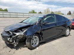 Salvage cars for sale from Copart Littleton, CO: 2018 Toyota Prius