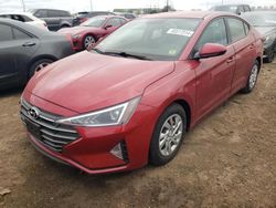 Salvage cars for sale from Copart Elgin, IL: 2019 Hyundai Elantra SE