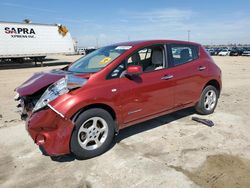 Nissan salvage cars for sale: 2012 Nissan Leaf SV