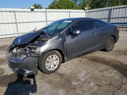 Honda salvage cars for sale: 2012 Honda Civic LX