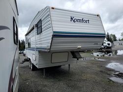 Komfort salvage cars for sale: 1998 Komfort Travel Trailer