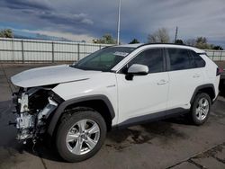 Toyota rav4 xle salvage cars for sale: 2021 Toyota Rav4 XLE