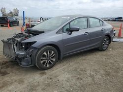 Honda Civic salvage cars for sale: 2014 Honda Civic EX