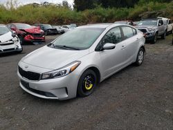 KIA Vehiculos salvage en venta: 2018 KIA Forte LX