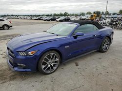 Ford salvage cars for sale: 2015 Ford Mustang GT