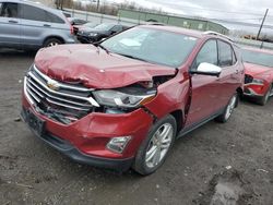 Salvage cars for sale from Copart New Britain, CT: 2019 Chevrolet Equinox Premier