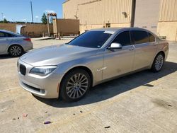 Salvage cars for sale from Copart Gaston, SC: 2012 BMW 750 LI