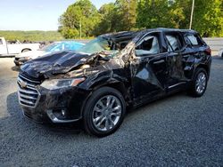 Salvage cars for sale from Copart Concord, NC: 2021 Chevrolet Traverse High Country