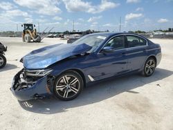 Vehiculos salvage en venta de Copart West Palm Beach, FL: 2021 BMW 540 I