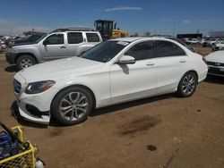 Mercedes-Benz c-Class salvage cars for sale: 2017 Mercedes-Benz C300