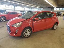 Salvage cars for sale from Copart Wheeling, IL: 2015 Toyota Prius C
