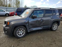 Salvage cars for sale from Copart Arlington, WA: 2019 Jeep Renegade Latitude