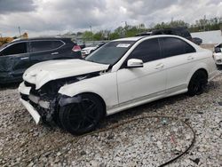 Mercedes-Benz salvage cars for sale: 2012 Mercedes-Benz C 300 4matic