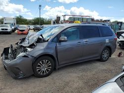 Salvage cars for sale from Copart Kapolei, HI: 2019 Toyota Sienna XLE
