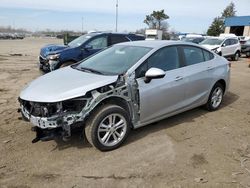 Salvage cars for sale from Copart Woodhaven, MI: 2017 Chevrolet Cruze LT