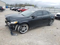 Ford salvage cars for sale: 2016 Ford Fusion Titanium