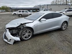 Tesla Model S salvage cars for sale: 2015 Tesla Model S 85D