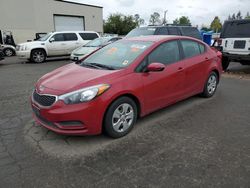 KIA salvage cars for sale: 2015 KIA Forte LX