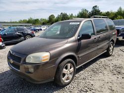 Salvage cars for sale from Copart Memphis, TN: 2008 Chevrolet Uplander LT