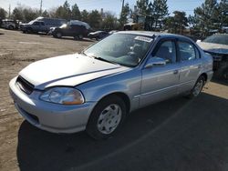 Honda salvage cars for sale: 1997 Honda Civic EX