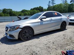 Mercedes-Benz salvage cars for sale: 2016 Mercedes-Benz C 300 4matic