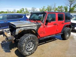 Jeep Wrangler salvage cars for sale: 2015 Jeep Wrangler Unlimited Sport