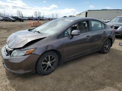 Honda salvage cars for sale: 2012 Honda Civic LX