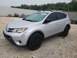 Salvage cars for sale from Copart New Braunfels, TX: 2015 Toyota Rav4 LE