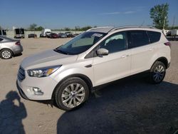 Ford Escape Titanium salvage cars for sale: 2017 Ford Escape Titanium