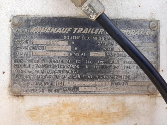 1993 Fruehauf Trailer