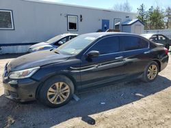 Salvage cars for sale from Copart Lyman, ME: 2014 Honda Accord LX